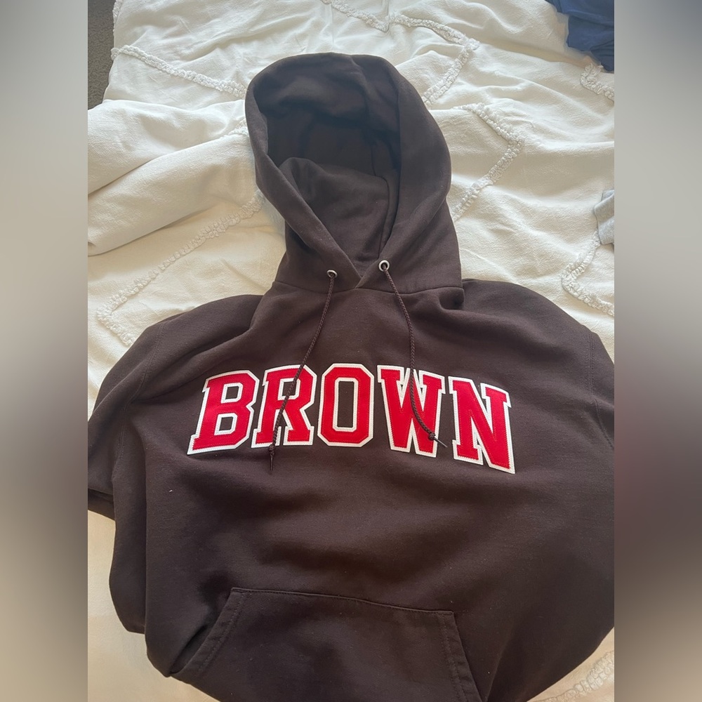 Brown University embroidered champion hoodie
